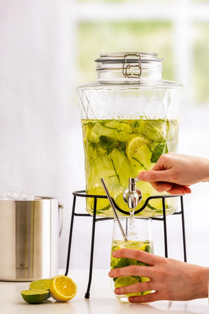 Kilner sieve jar set, Clear-stainless steel, 0.5 L Kilner