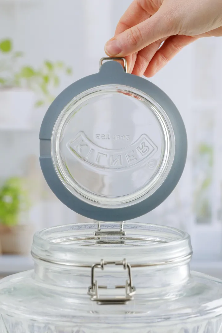 Kilner sieve jar set, Clear-stainless steel, 0.5 L Kilner