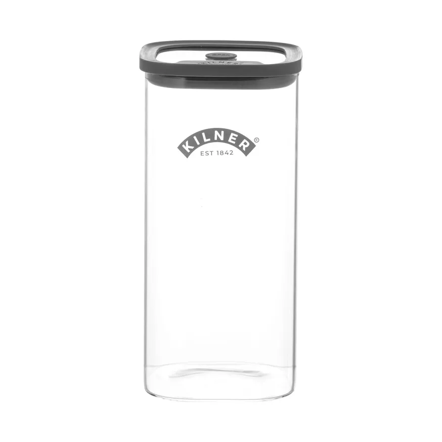 Kilner square clip top jar, Clear, 0.5 L Kilner