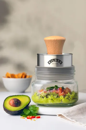 Kilner storage jar with grating lid - Silver-clear, 250 ml - Kilner