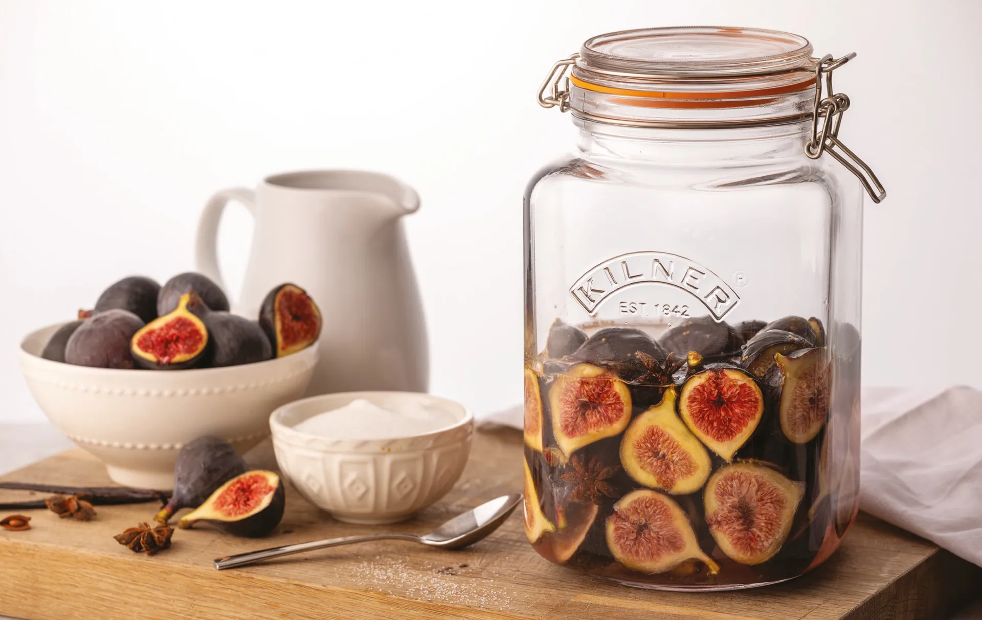 Kilner WIDE preserving jar, Clear-gold, 0.5 L Kilner