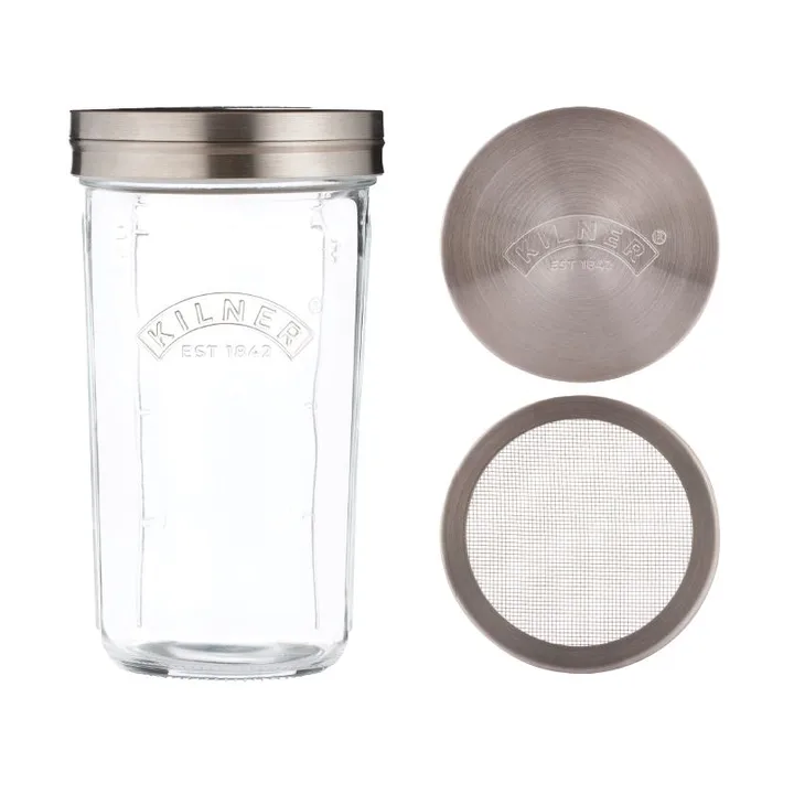 Kilner WIDE preserving jar - Clear-gold, 350 ml - Kilner