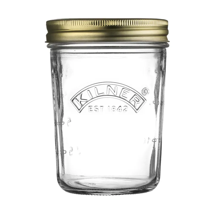 Kilner WIDE preserving jar - Clear-gold, 350 ml - Kilner