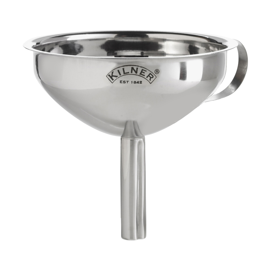 Kilner Refill Funnel for bottles o11,5 cm | Scandinavian Design | Colanders, sieves & funnels | Silver-coloured