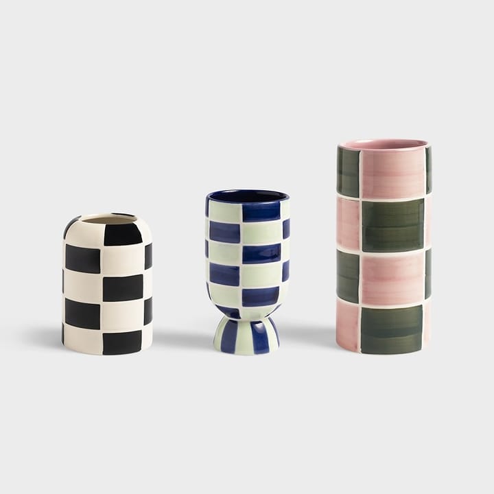 Carré vase set of 3 multi, Multi &Klevering