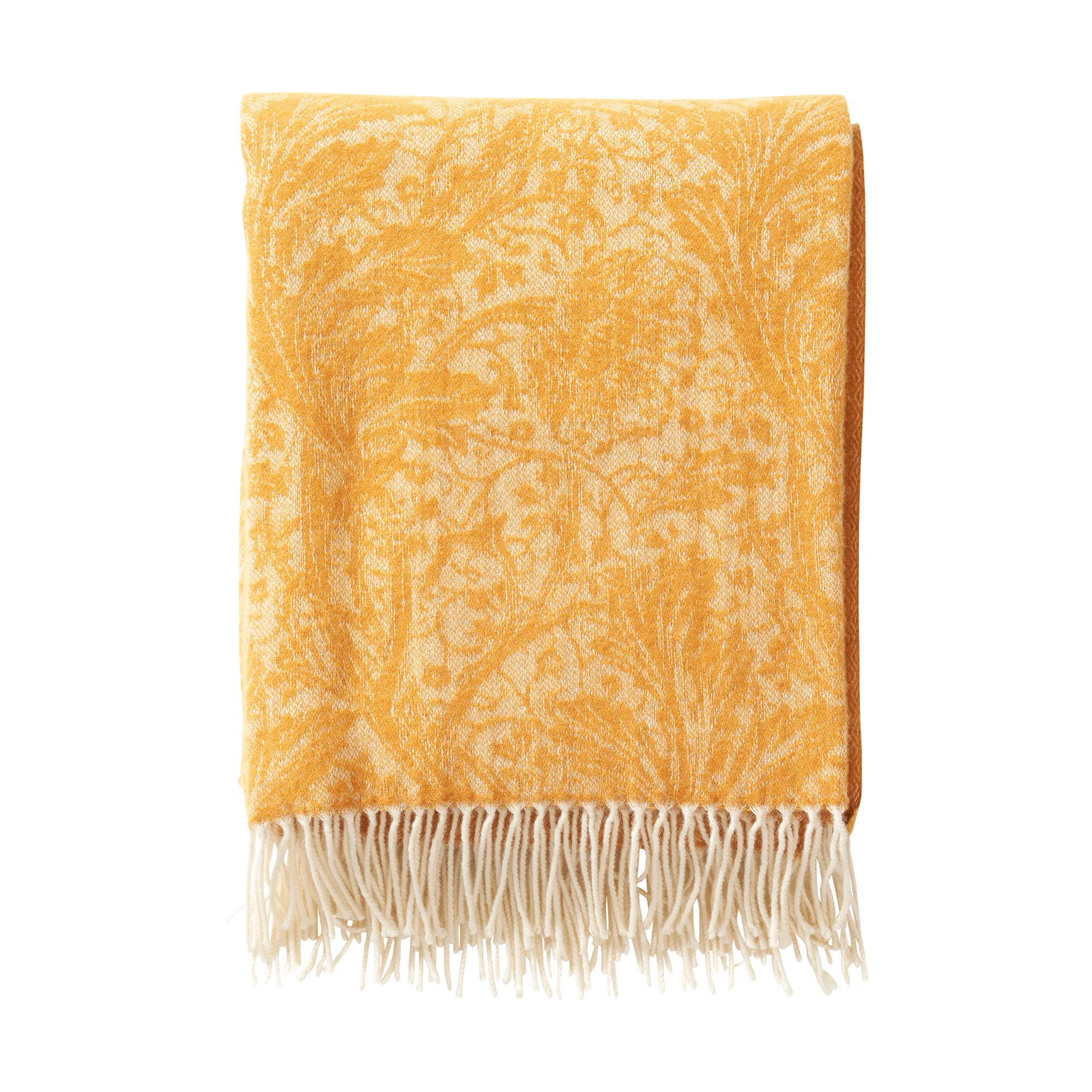 Arcadia throw 130x180 cm, Mustard Klippan Yllefabrik