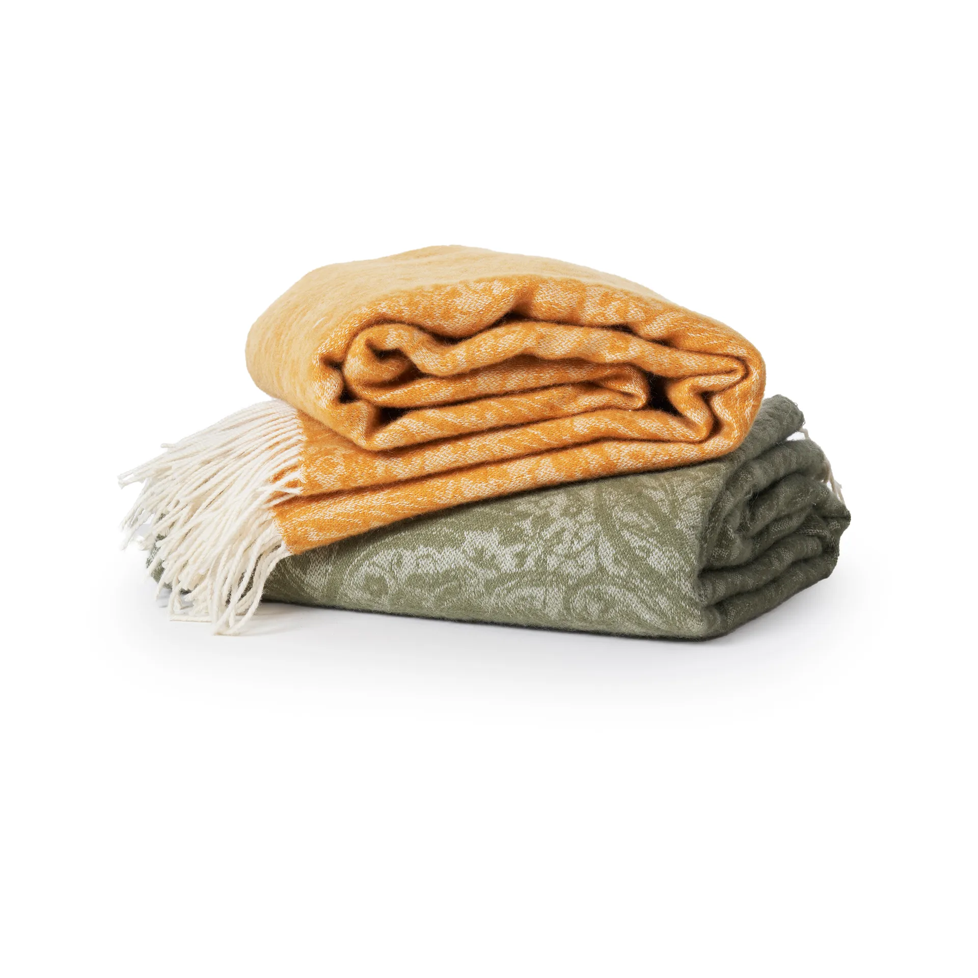 Arcadia throw 130x180 cm, Olive Klippan Yllefabrik