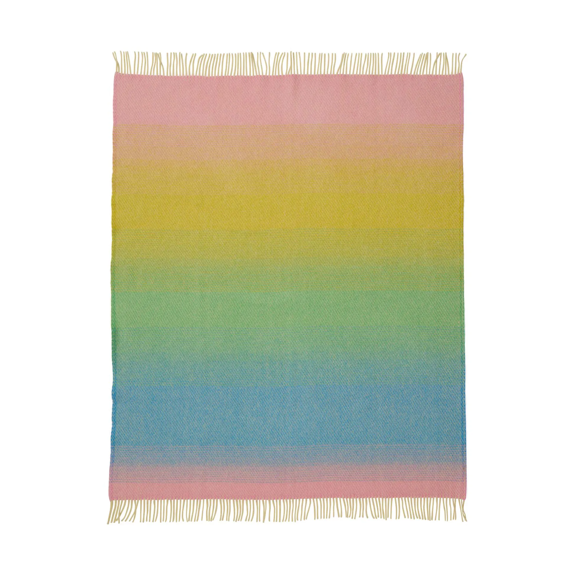 Aurora wool throw 130x200 cm, Pastel dream Klippan Yllefabrik