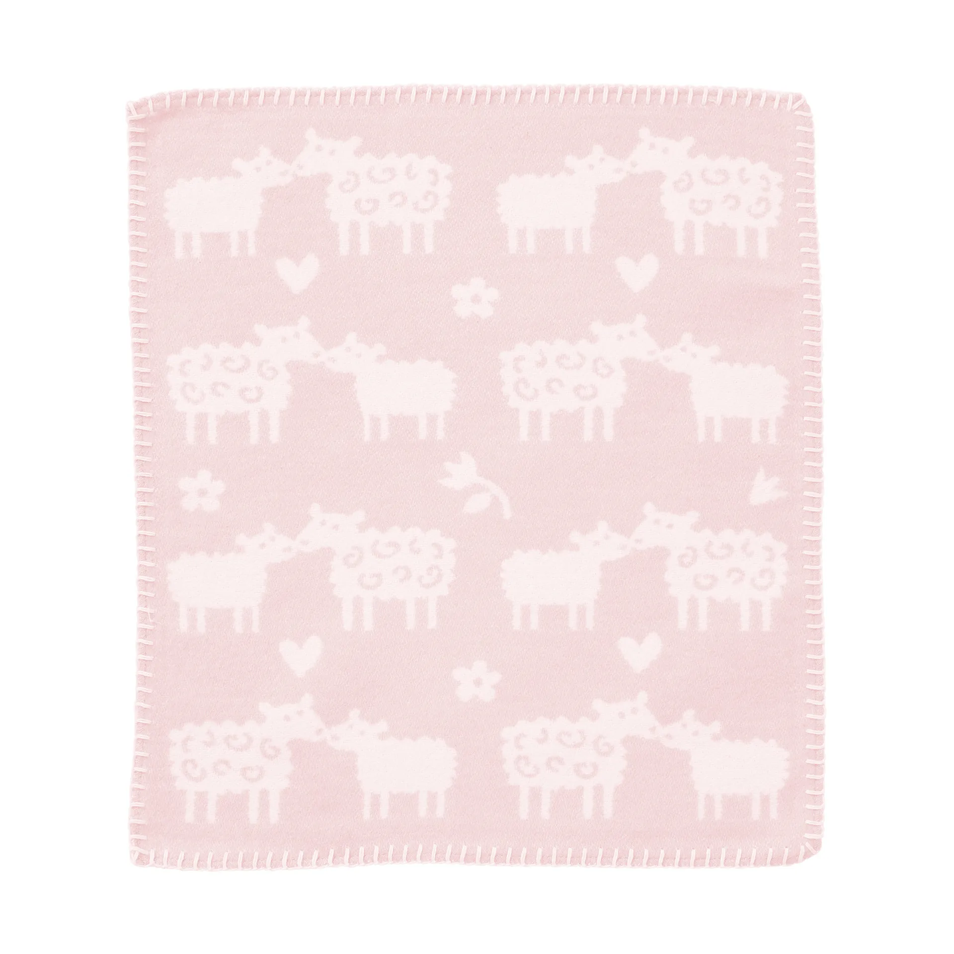 Bää security blanket, Soft pink, 34x40 cm Klippan Yllefabrik