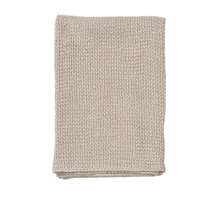 Basket cotton blanket 130x180 cm - Beige - Klippan Yllefabrik