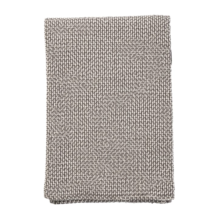Basket cotton blanket 130x180 cm - Grey - Klippan Yllefabrik