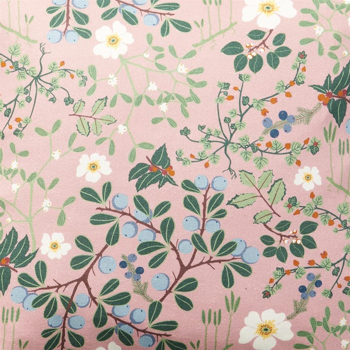 Blackthorn fabric - pink - Klippan Yllefabrik