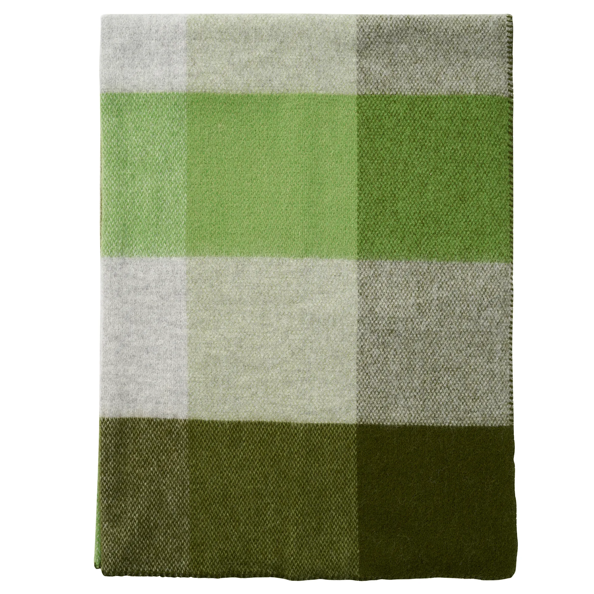 Blid wool throw 130x180 cm, green Klippan Yllefabrik