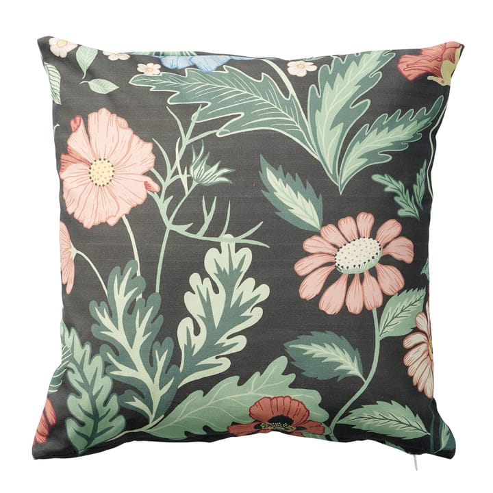Bloom cushion cover 45x45 cm - asphalt - Klippan Yllefabrik