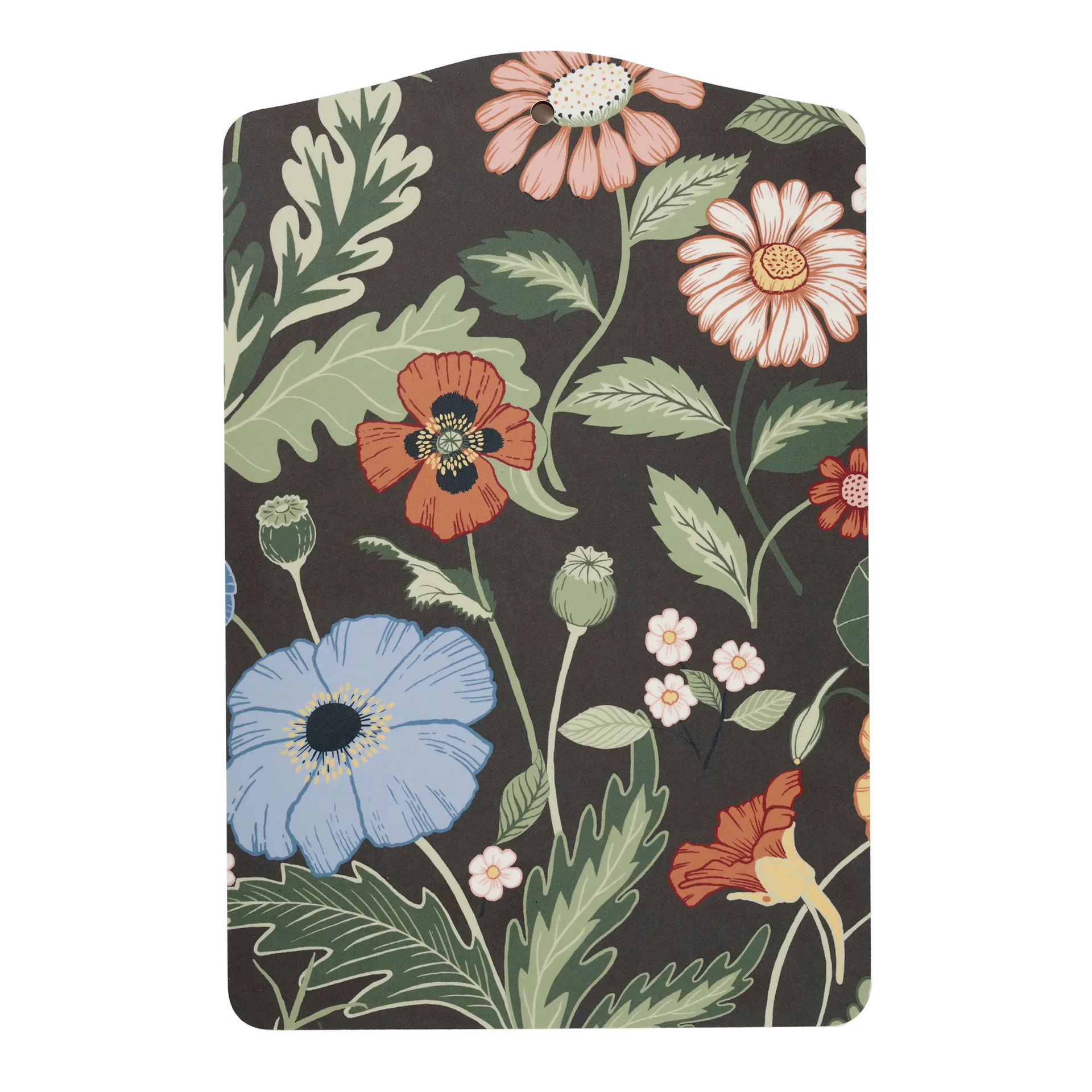 Bloom cutting board 19x29 cm, asphalt Klippan Yllefabrik