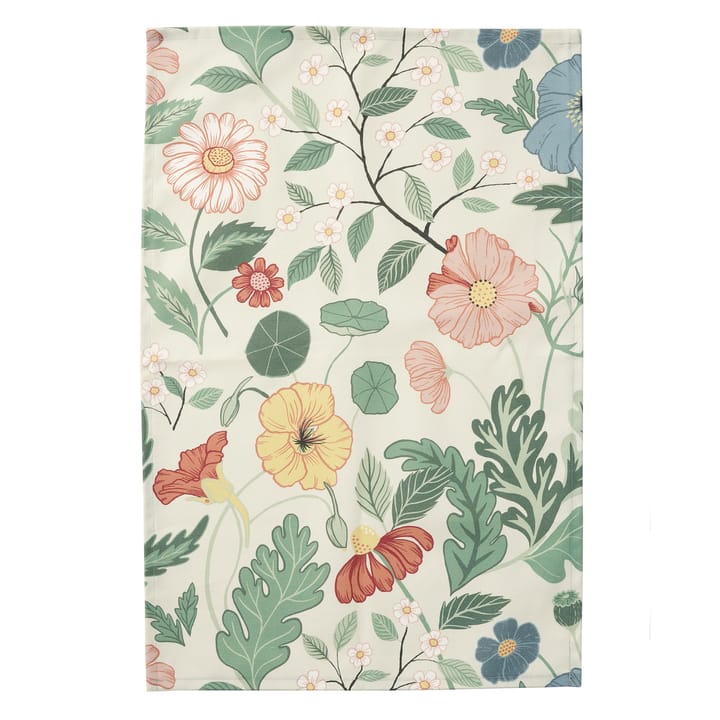 Bloom kitchen towel - Creme - Klippan Yllefabrik