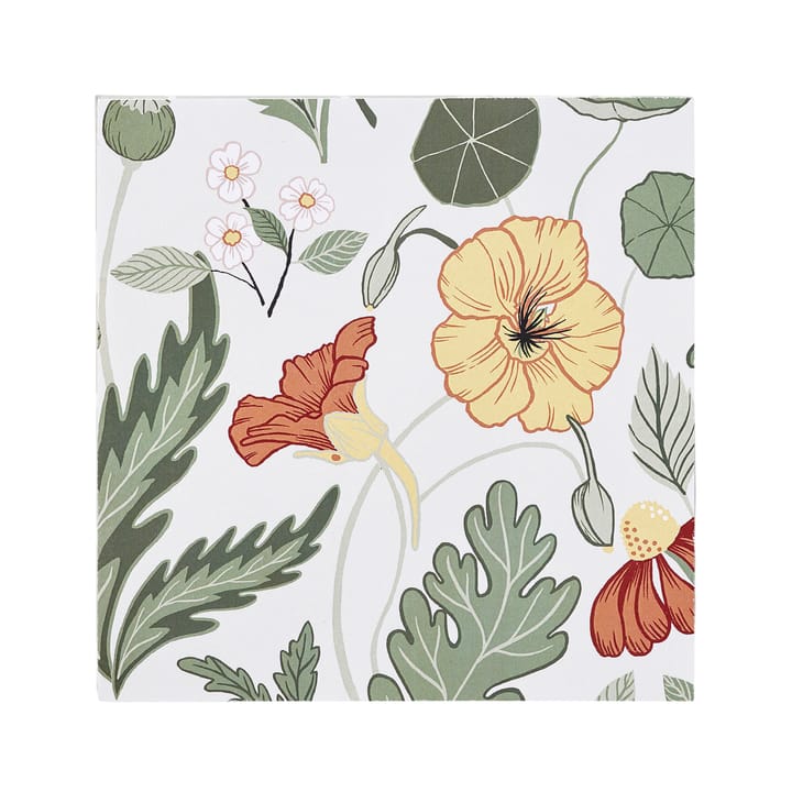 Bloom napkin 20-pack - Creme - Klippan Yllefabrik