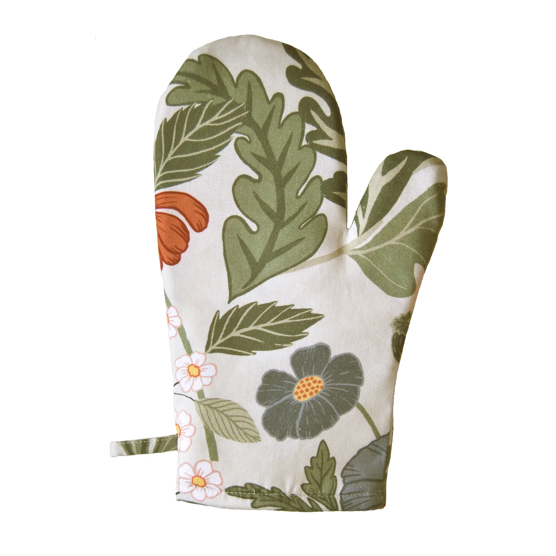 Bloom oven glove, Creme Klippan Yllefabrik