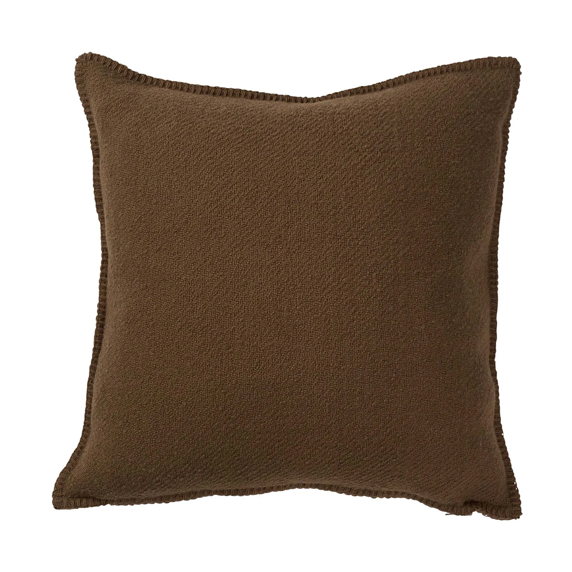 Bouclé cushion cover 45x45 cm, Mocha mousse Klippan Yllefabrik
