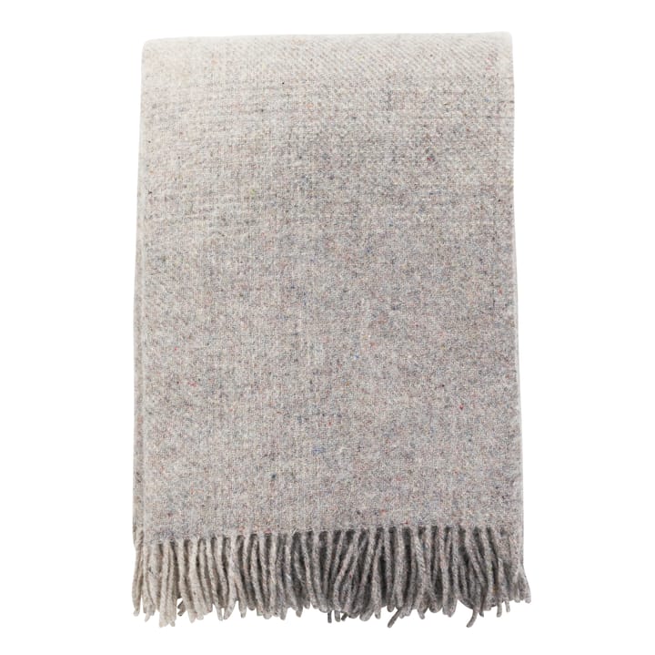 Burst wool throw, grey Klippan Yllefabrik