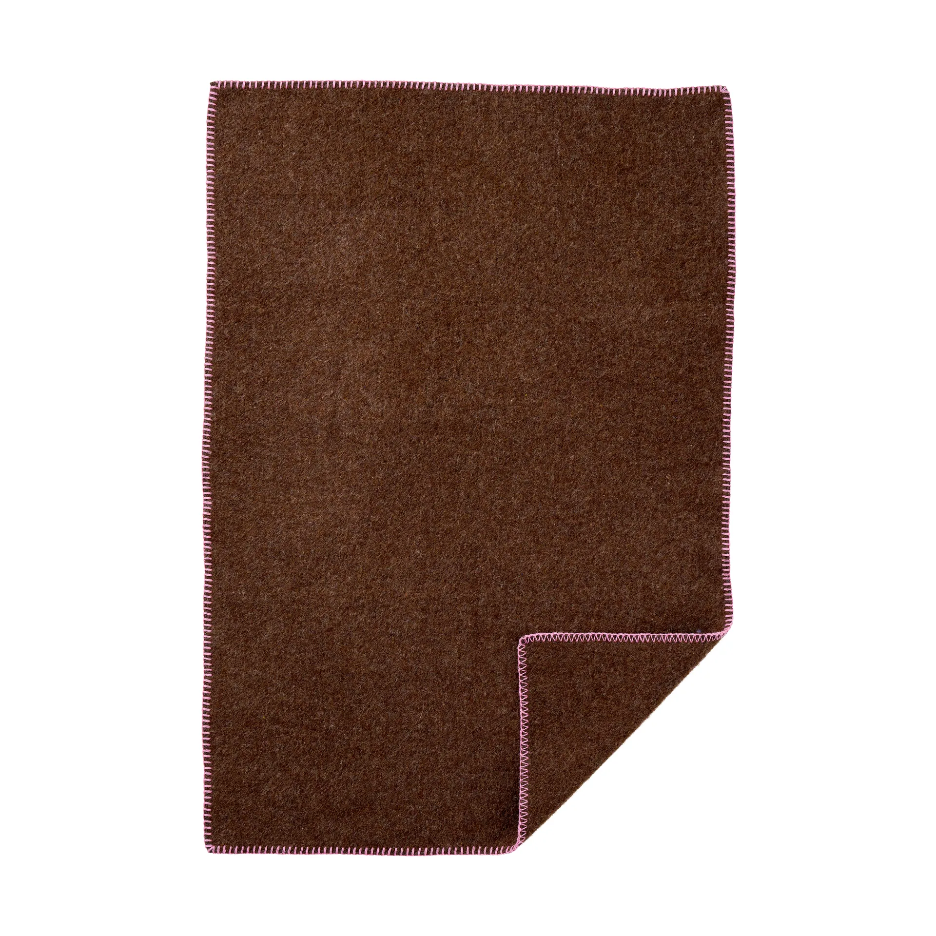 Cozy baby blanket, Walnut-pink, 65x90 cm Klippan Yllefabrik