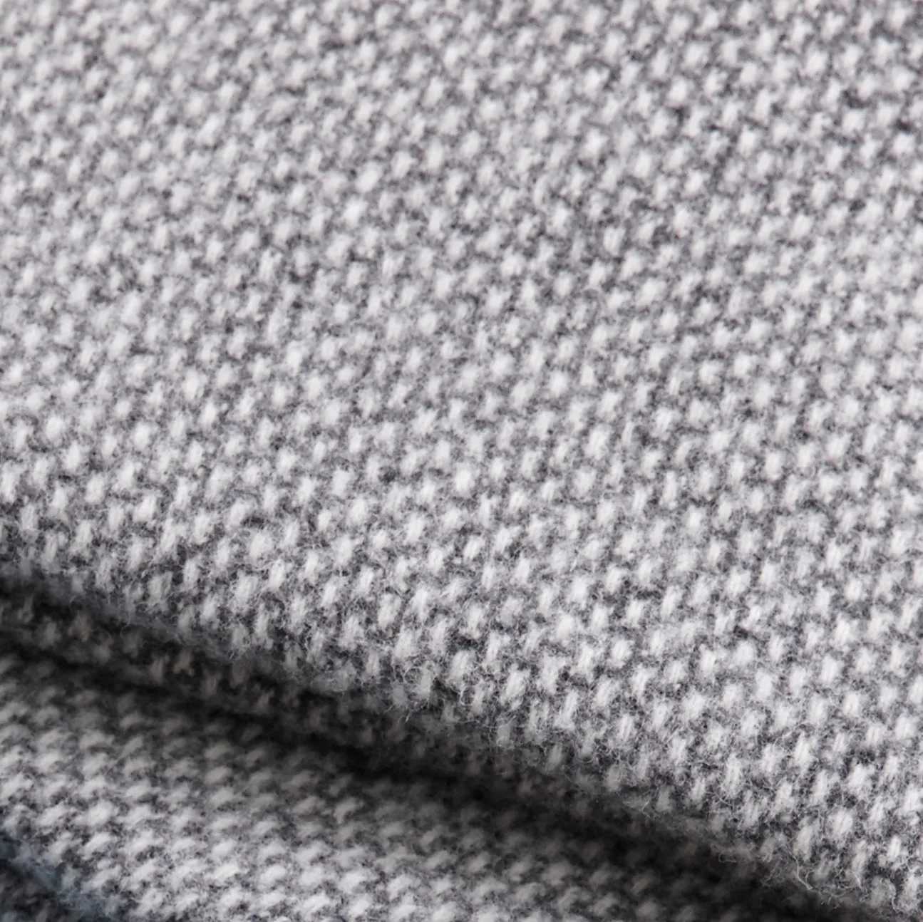 Domino wool throw, dark grey Klippan Yllefabrik