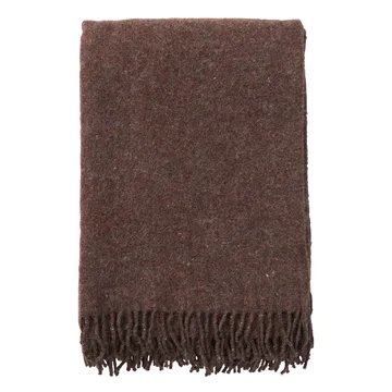 Earth wool throw - Brown - Klippan Yllefabrik