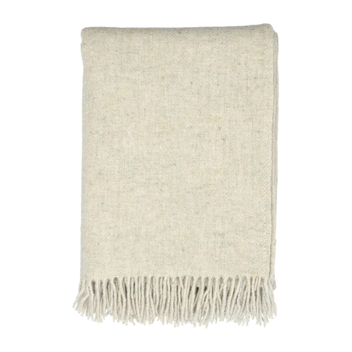 Earth wool throw - Crème - Klippan Yllefabrik