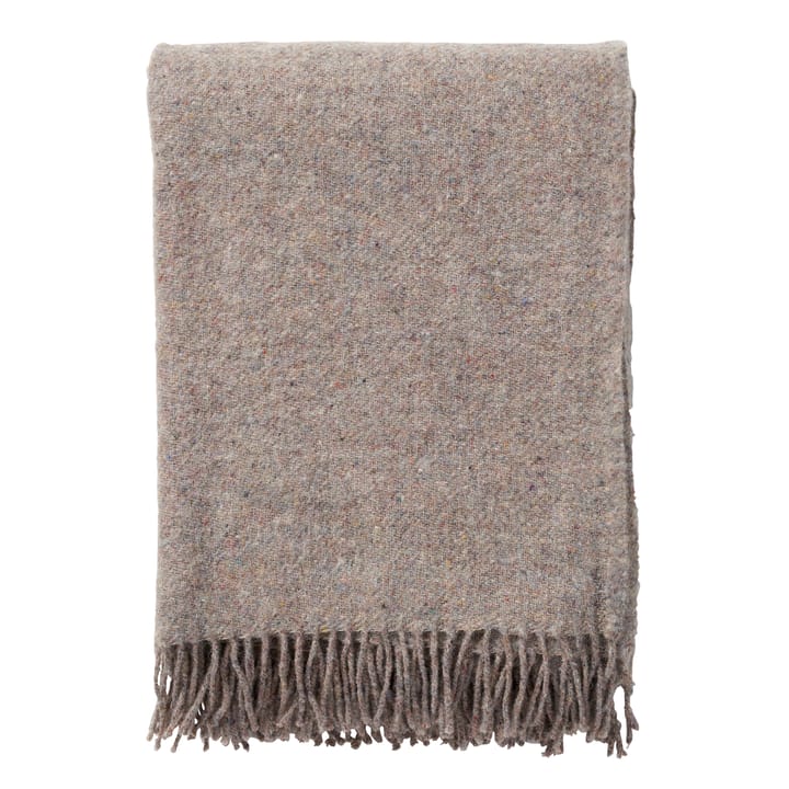 Earth wool throw - Light grey - Klippan Yllefabrik