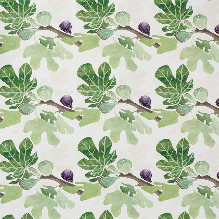Figs fabric, Green-white Klippan Yllefabrik
