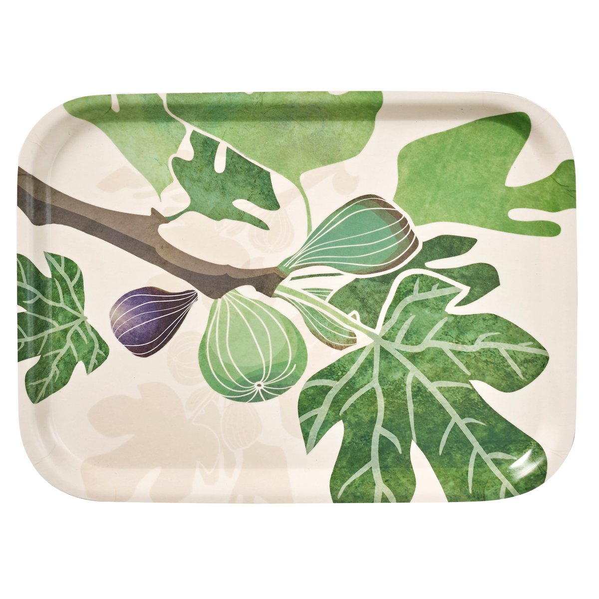 Klippan Yllefabrik Figs tray 20x27 cm multi | Scandinavian Design | Trays | Multi