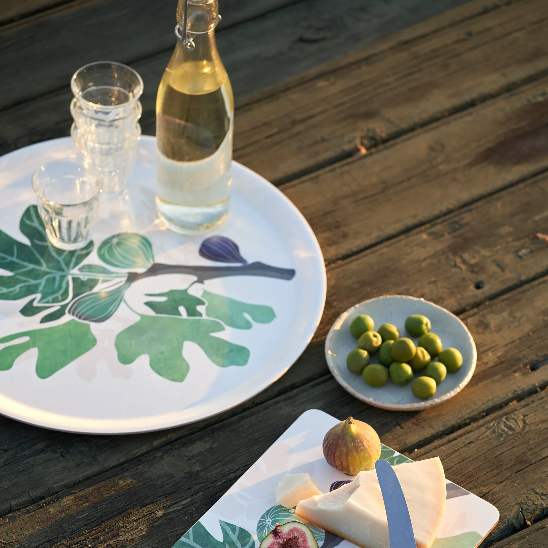 Figs tray Ø38 cm, multi Klippan Yllefabrik