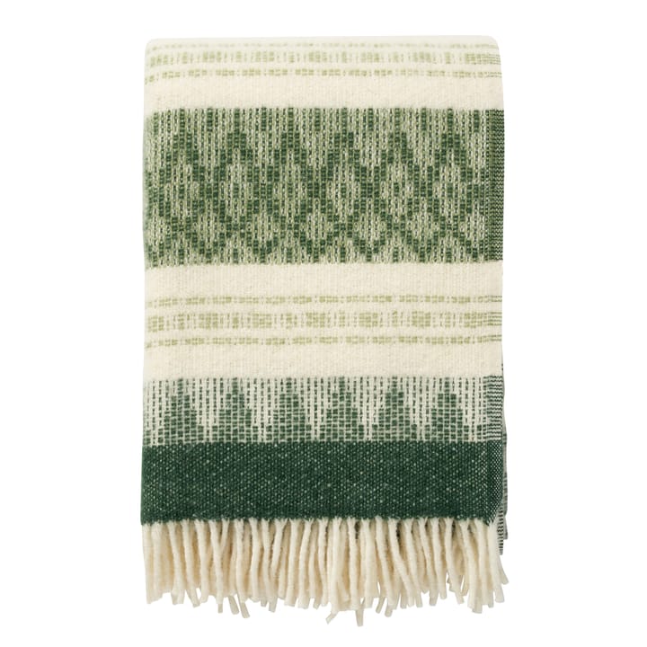 Freja wool throw - Wood - Klippan Yllefabrik