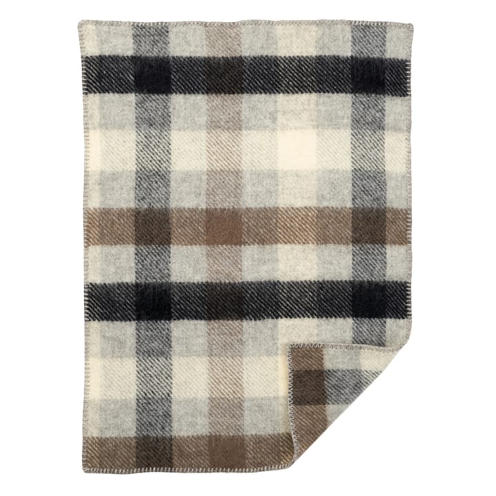 Gotland baby blanket 65x90 cm - multi grey - Klippan Yllefabrik