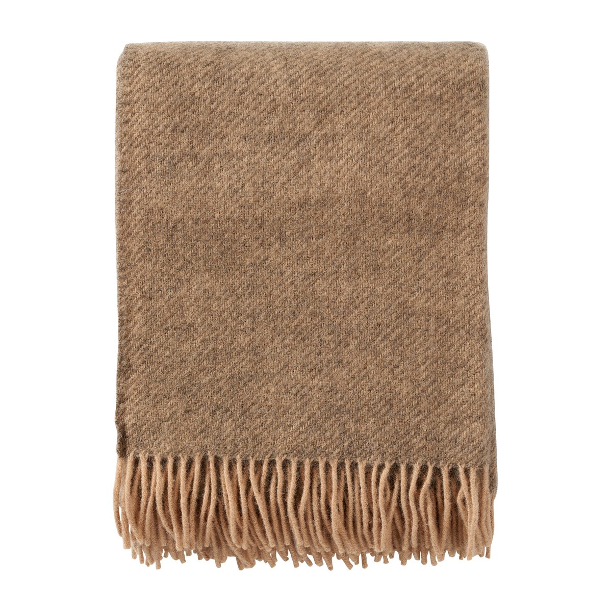 Klippan Yllefabrik Gotland wool throw 130x200 cm Beige