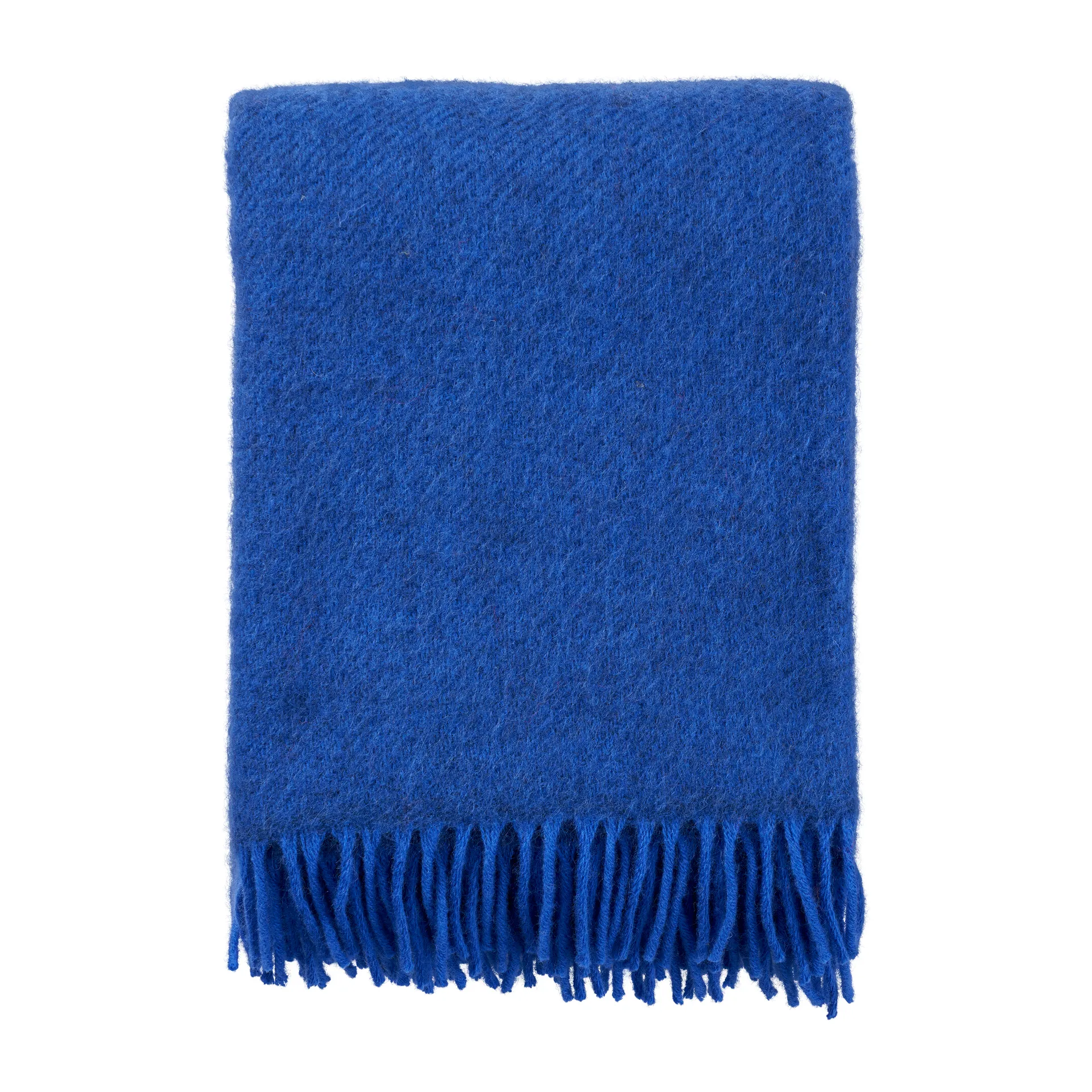 Gotland wool throw 130x200 cm, Blue Klippan Yllefabrik