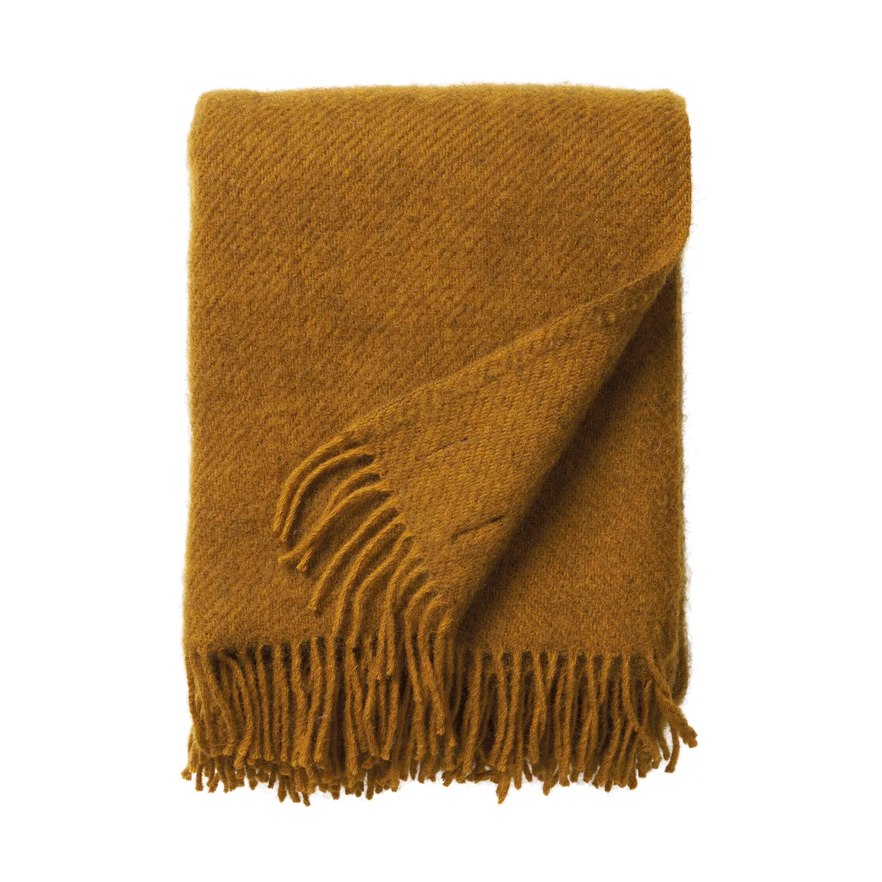 Klippan Yllefabrik Gotland wool throw 130x200 cm Brown