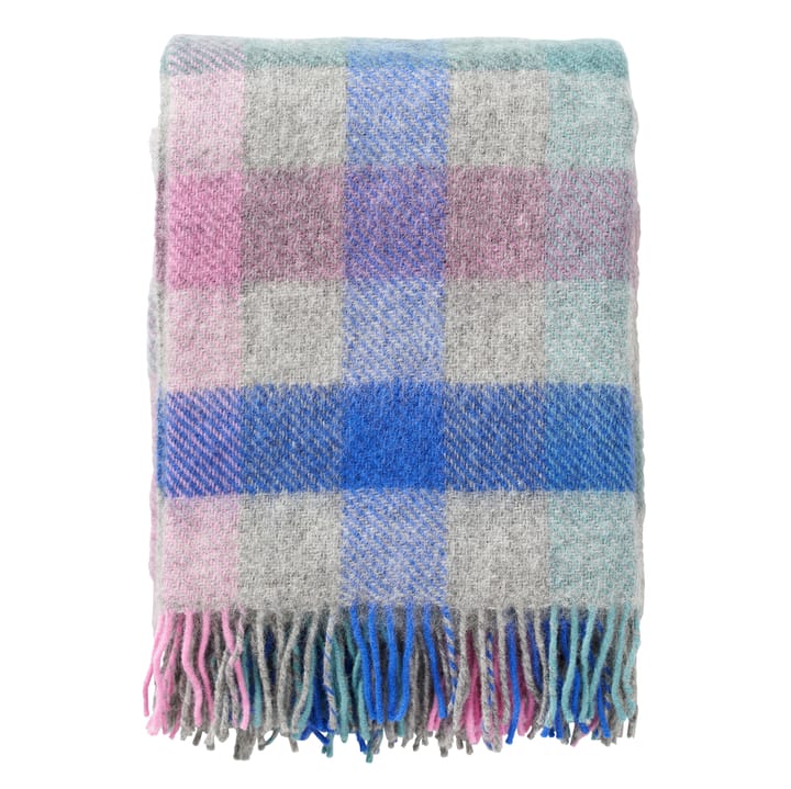 Gotland wool throw 130x200 cm - Multi pastel - Klippan Yllefabrik