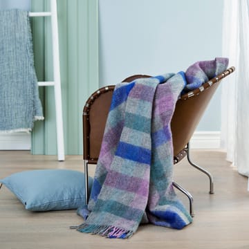 Gotland wool throw 130x200 cm - Multi pastel - Klippan Yllefabrik