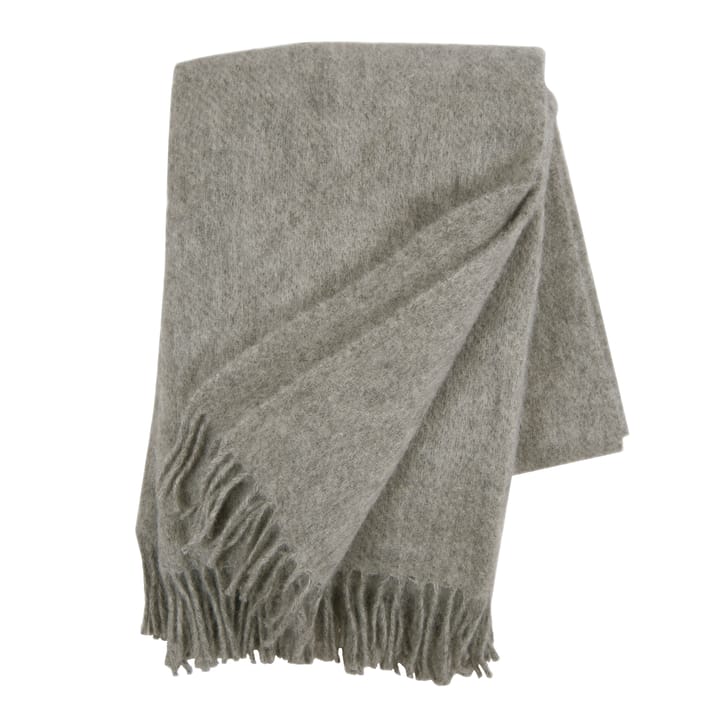 Gotland wool throw 130x200 cm - natural grey - Klippan Yllefabrik