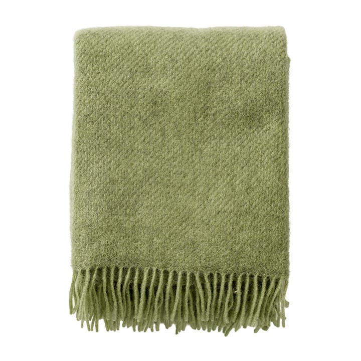 Gotland wool throw 130x200 cm - Pear - Klippan Yllefabrik