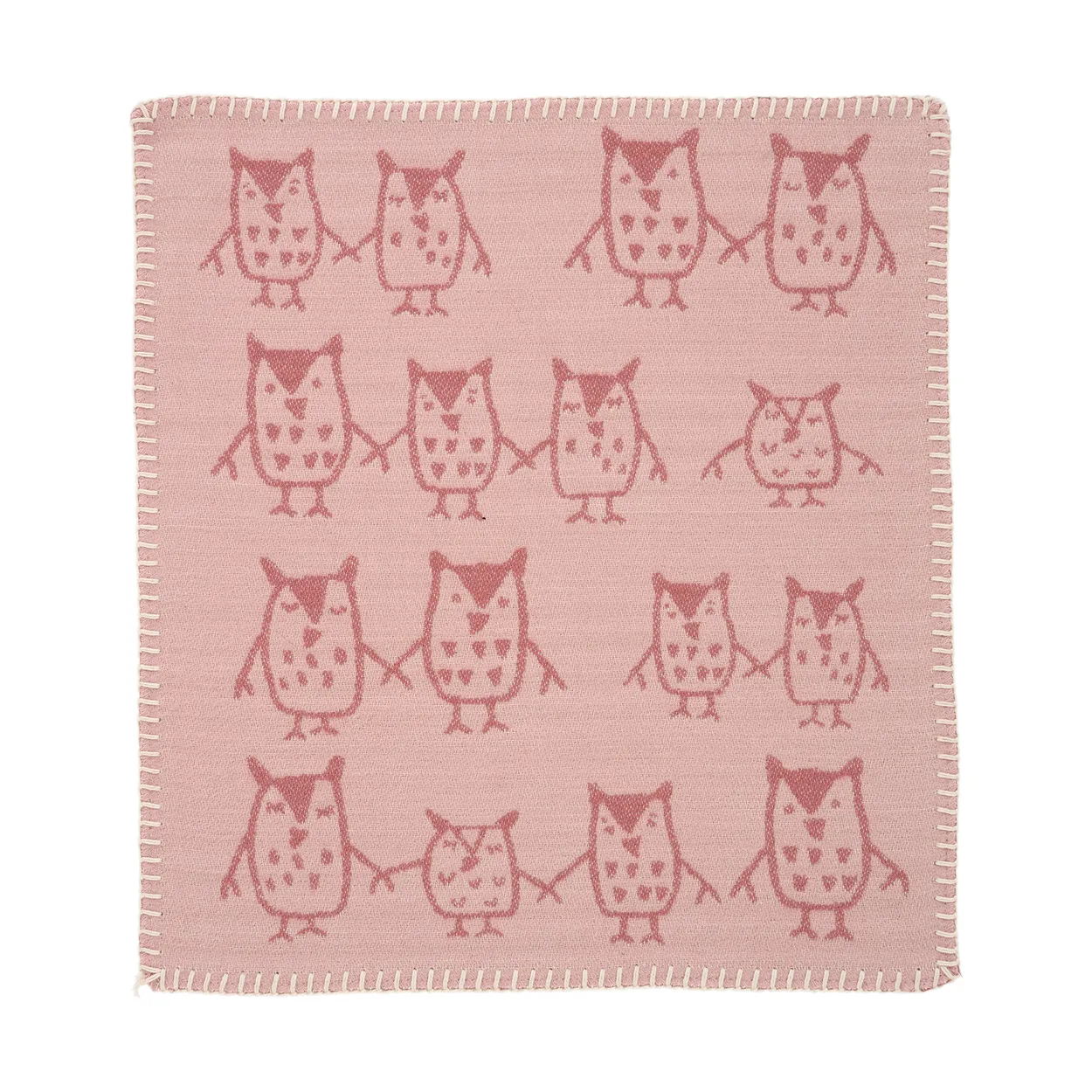 Klippan Yllefabrik Hand in hand comforter 34x40 cm Rose brown