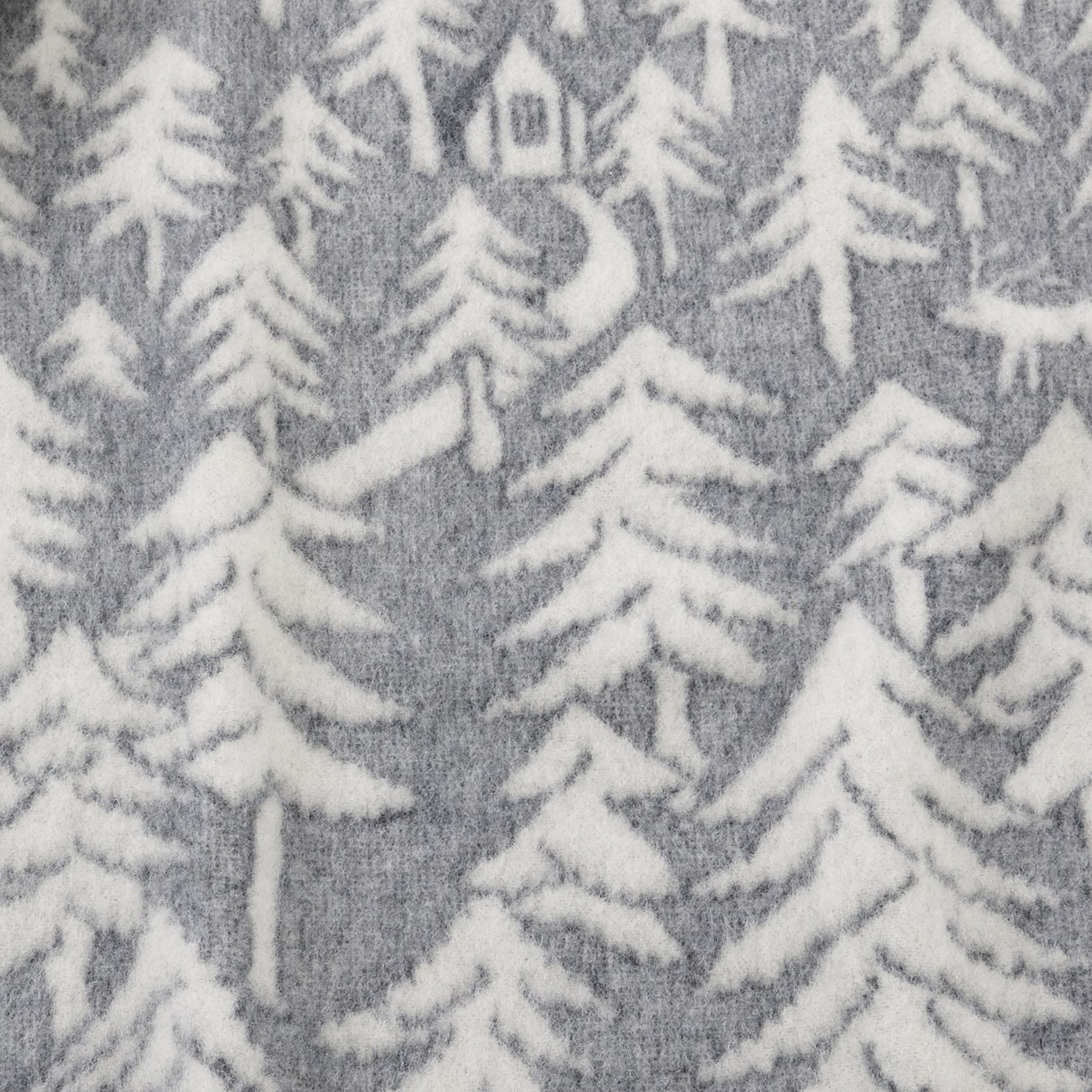 KLIPPAN - House in the Forest  Klippan グレー House In The Forest Grey 130x180cm Lambswool Blanket