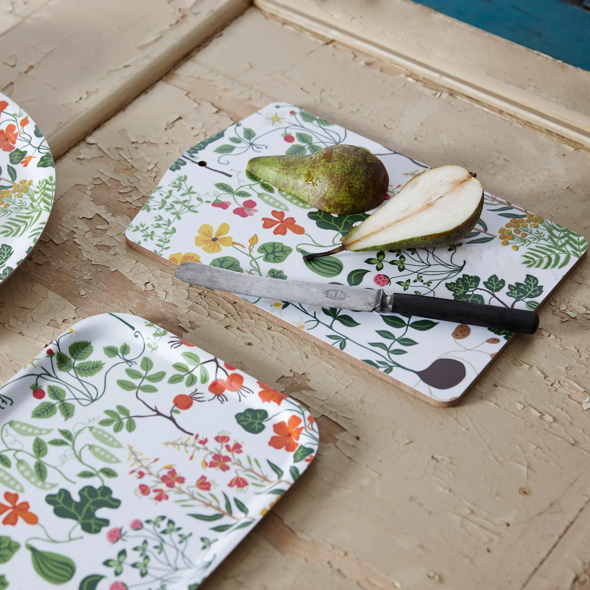 Leksand cutting board, White Klippan Yllefabrik