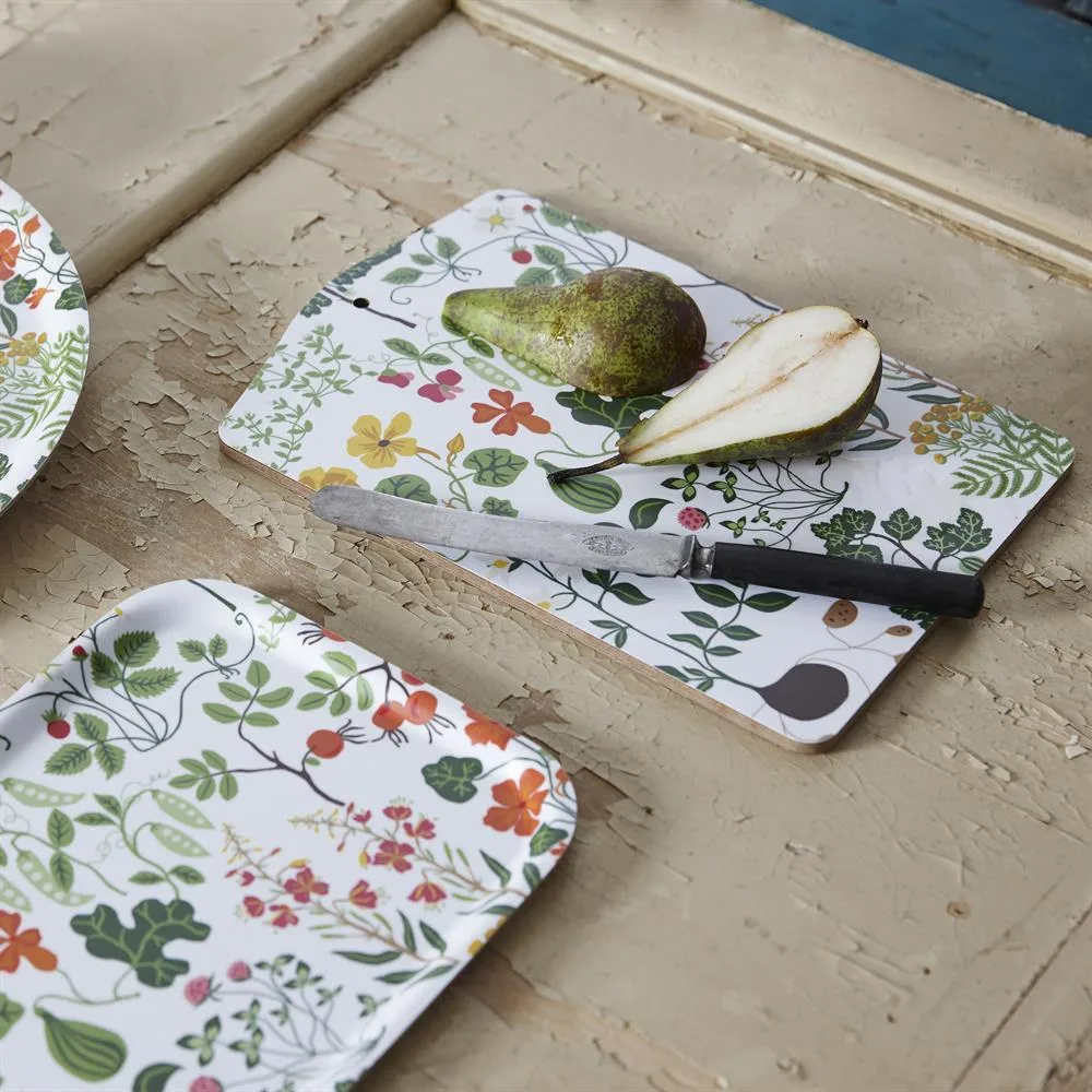 Leksand tray 20x27 cm, white Klippan Yllefabrik