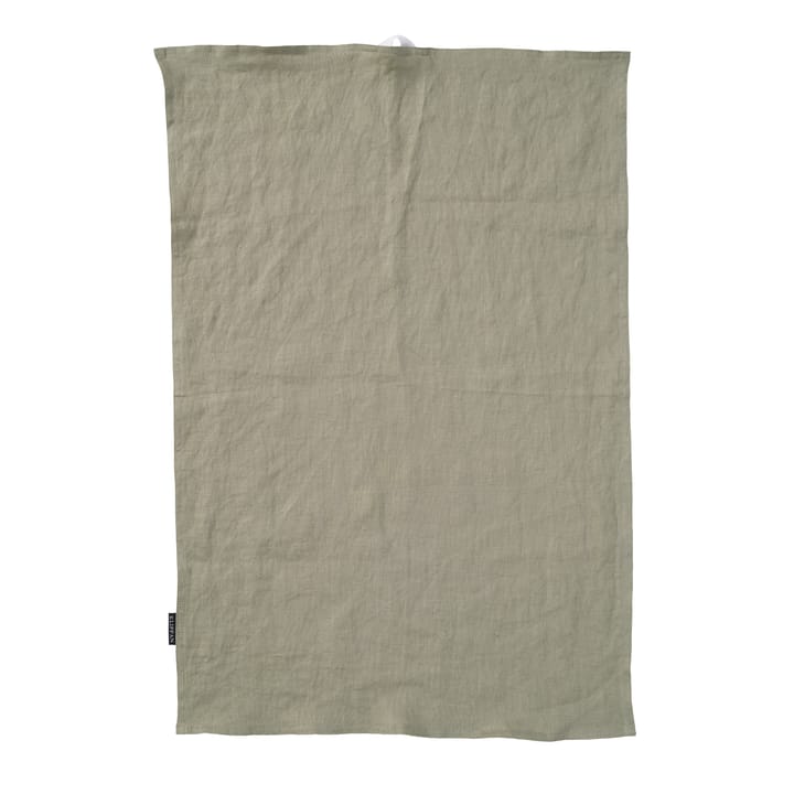 Linn kitchen towel - green - Klippan Yllefabrik