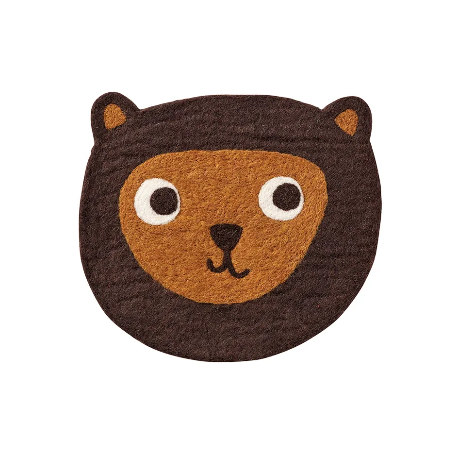Klippan Yllefabrik Little Bear seat cushion brown | Scandinavian Design | Children's room accessories | Brown