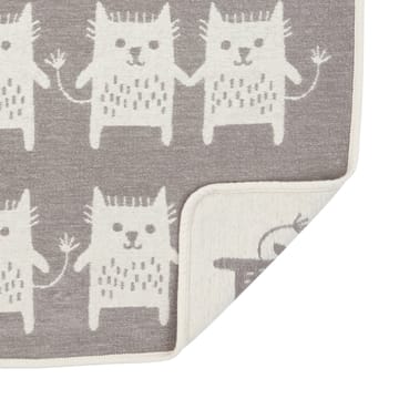 Little me chenille blanket - grey - Klippan Yllefabrik