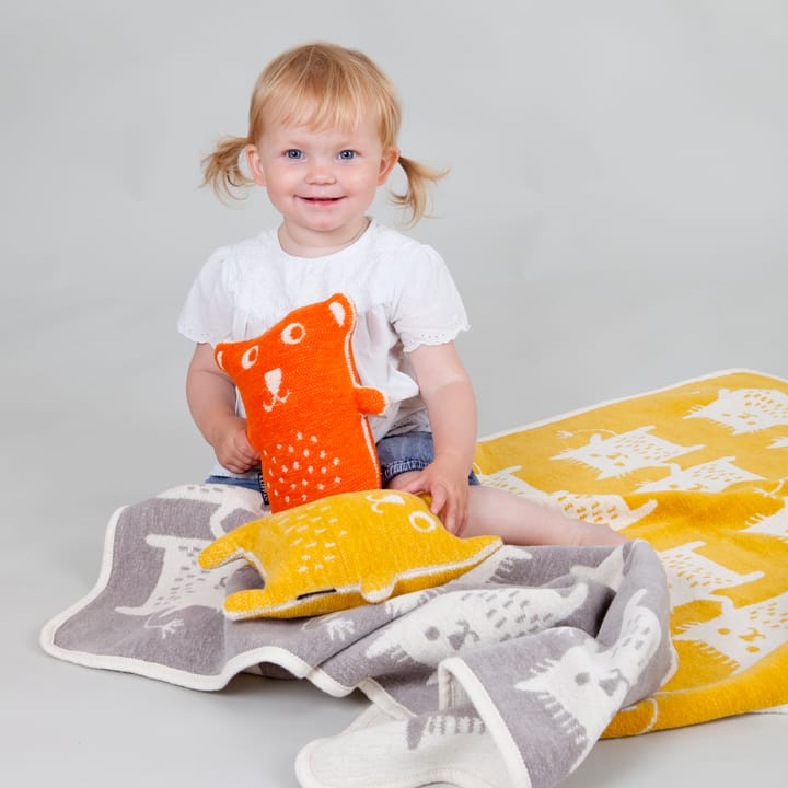 Little me chenille blanket, grey Klippan Yllefabrik