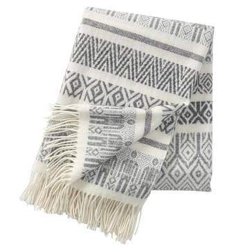 Man & wife wool throw - grey - Klippan Yllefabrik